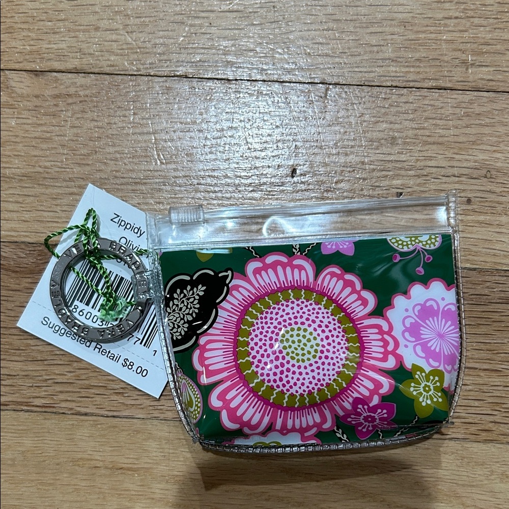 Floral Zippered Pouch